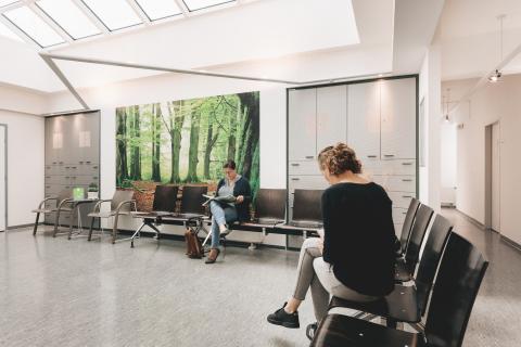 Praxis für Orthopädie, Standort Schlehenstraße, Wartebereich