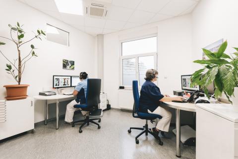 Praxis für Orthopädie, Standort Schlehenstraße, Telefonzentrale für Terminvergabe