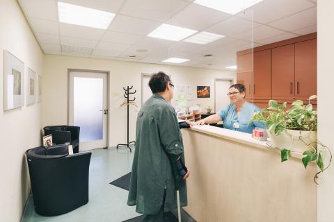 Praxis für Anästhesie und Schmerztherapie, Anmeldung.